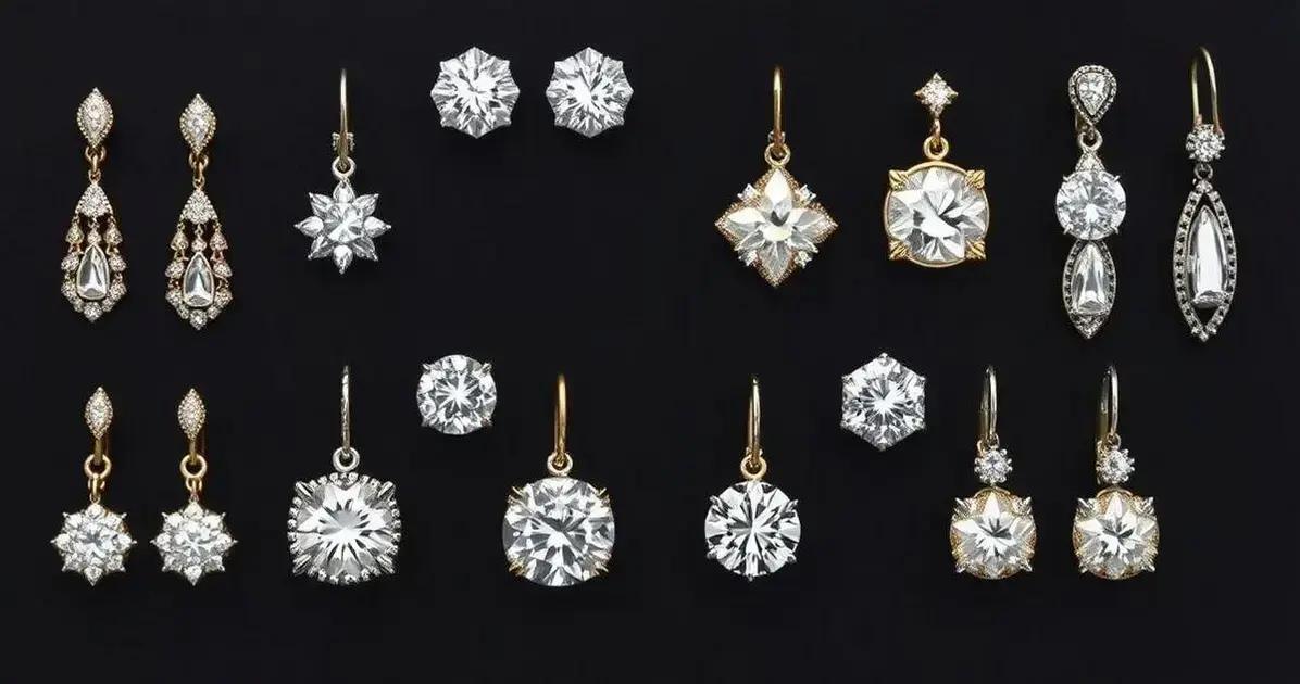 Tipos de Brinco de Diamantes