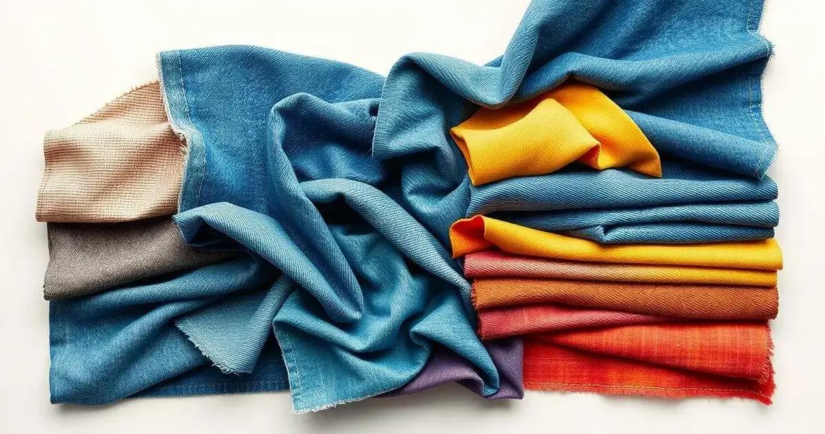 Tipos de tecido denim disponíveis