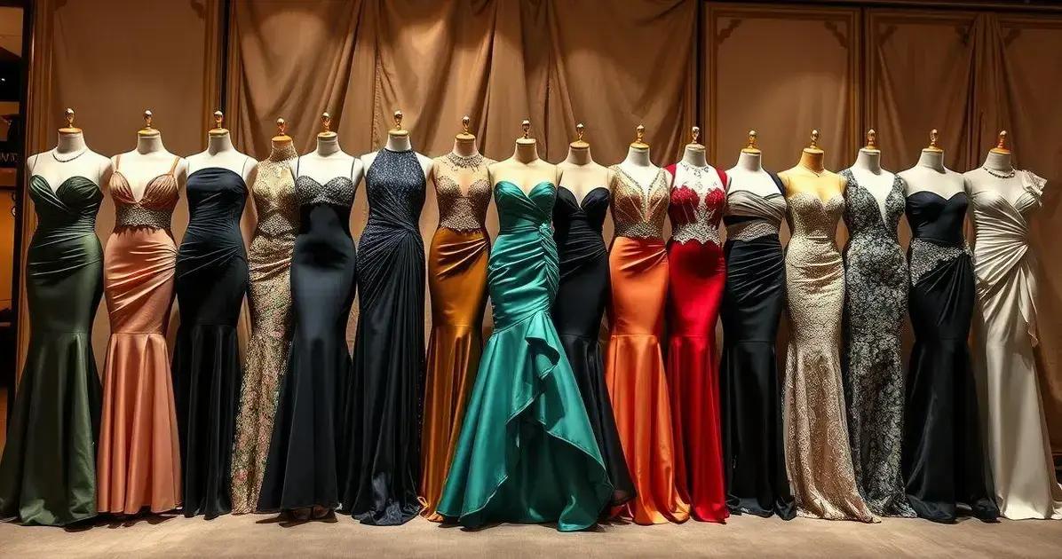 Tipos de vestidos de gala