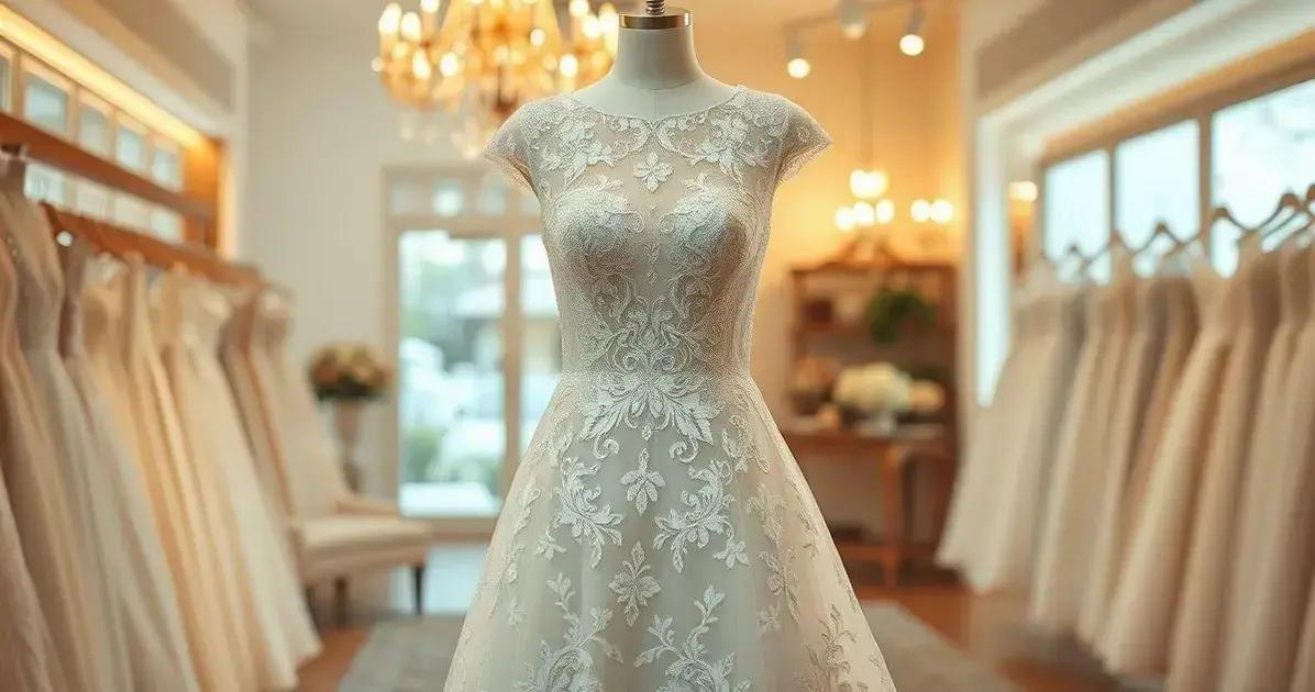 Vestido de Noiva Curto Rendado: Charme e Modernidade