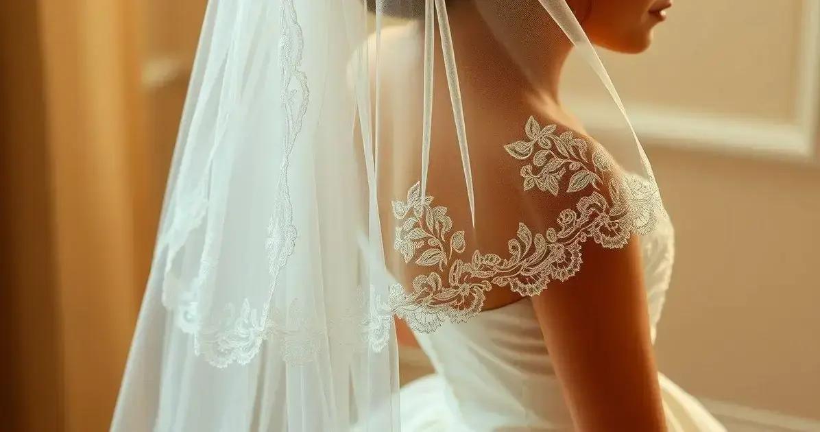 Véu com Renda Noiva: Detalhes que Transformam o Look