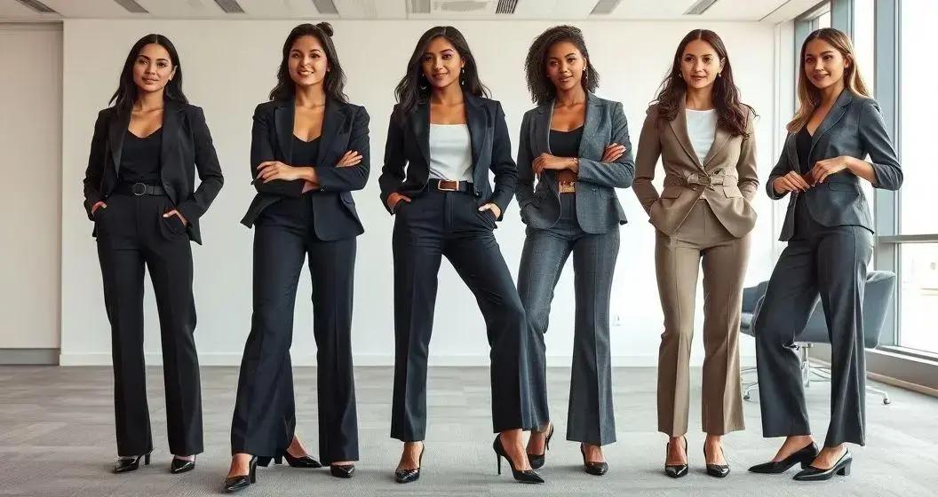 Calça Social Feminina: Conforto e Estilo no Ambiente Profissional 2 calca social feminina como escolher o corte ideal para cada biotipo e combinar com a hrefhttpswwwpar - Moda Italiana - Os Blogs mais Incríveis da Web