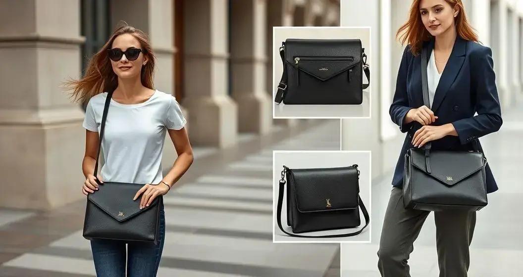 Combinações casuais e de trabalho com bolsa envelope para o dia a dia (inspiração: bolsa tiracolo lou ysl https://madisonbolsas.com.br/produtos/bolsa-tiracolo-lou-ysl-elegancia-em-versao-mini-com-toque-atemporal/)