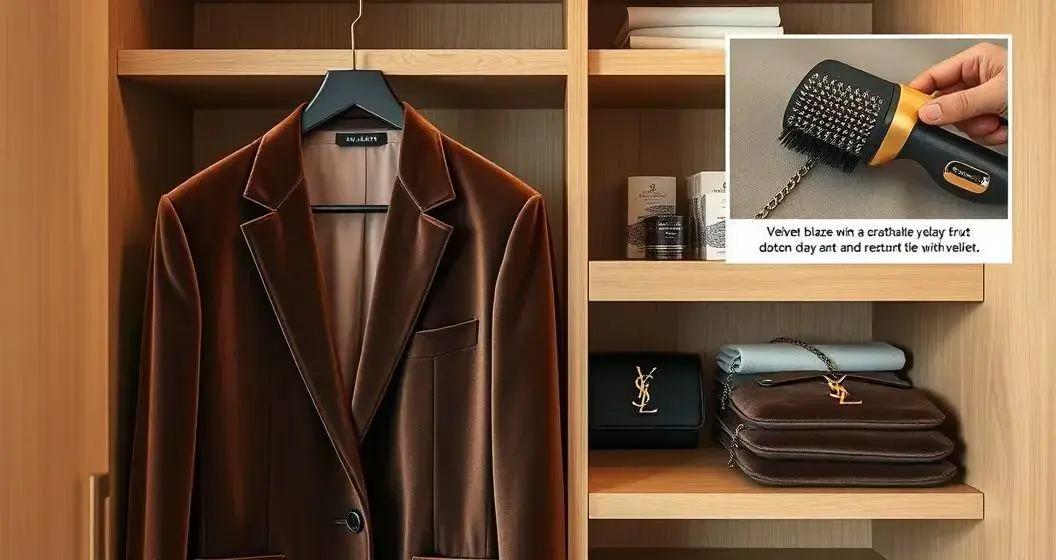 cuidados e conservacao do blazer de veludo para manter o brilho e a maciez dicas e onde guardar jun - Moda Italiana - Os Blogs mais Incríveis da Web