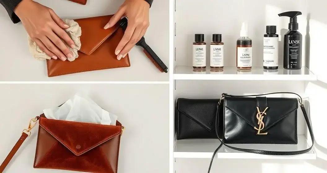 Cuidados e conservação: mantenha sua bolsa envelope impecável por mais tempo (referência: bolsa tiracolo lou ysl https://madisonbolsas.com.br/produtos/bolsa-tiracolo-lou-ysl-elegancia-em-versao-mini-com-toque-atemporal/)