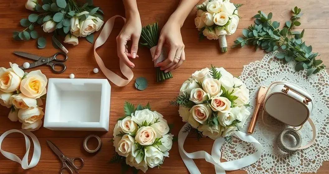 diy como montar um bouquet redondo noiva passo a passo usando materiais e dicas de a hrefhttpsmadiso - Moda Italiana - Os Blogs mais Incríveis da Web
