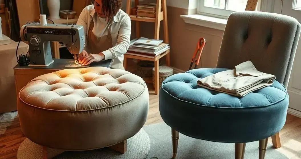 diy e personalizacao transformar um puff redondo de veludo em peca unica a hrefhttpswwwparisbolsasco - Moda Italiana - Os Blogs mais Incríveis da Web