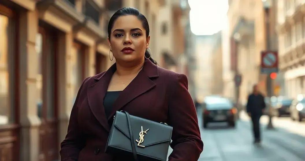 Look Monocromático Plus Size: Truque de Estilo para Alongar a Silhueta