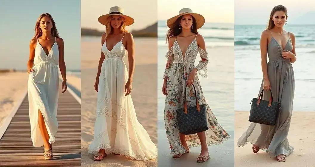 looks de celebridades e tendencias atuais em vestido de praia longo a hrefhttpsmadisonbolsascombrpr - Moda Italiana - Os Blogs mais Incríveis da Web