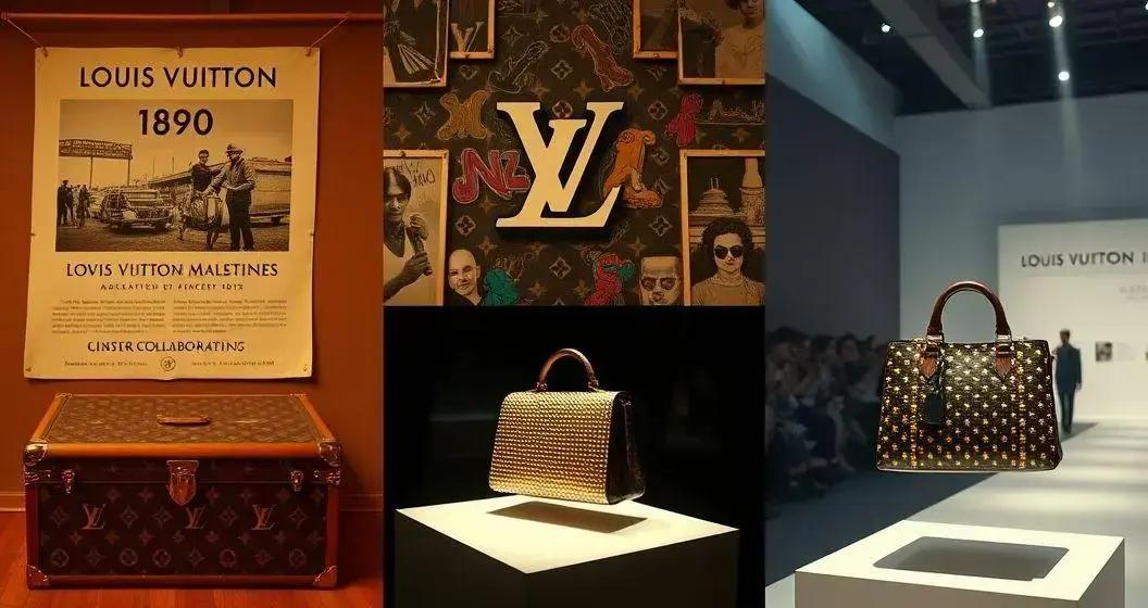 Marcos históricos, campanhas e colaborações importantes na história da Louis Vuitton (valentino rockstud spike lambskin https://madisonbolsas.com.br/produtos/valentino-rockstud-spike-lambskin-dourada-exclusividade-com-brilho-iconico/)