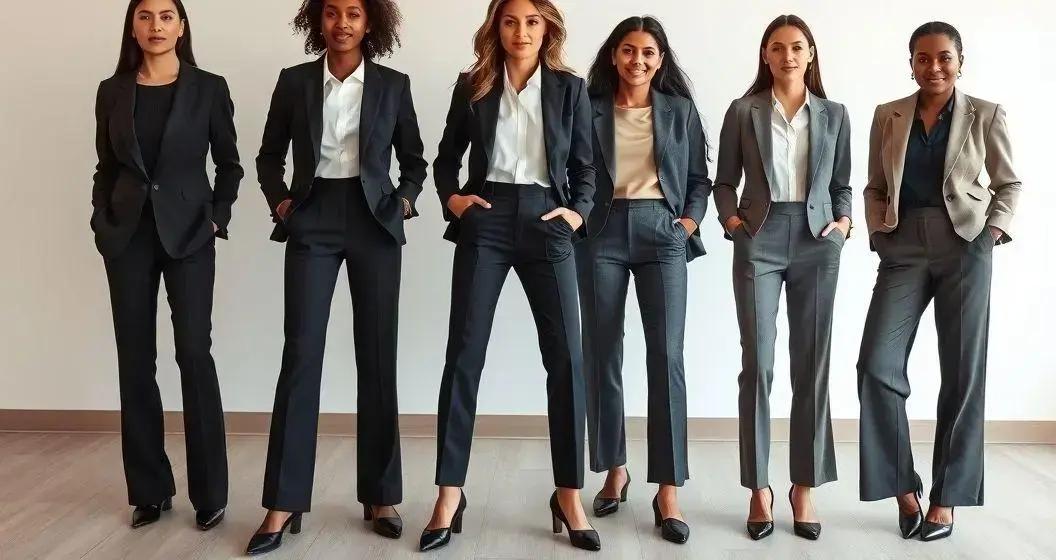 Calça Social Feminina: Conforto e Estilo no Ambiente Profissional 3 modelos de calca social feminina alfaiataria reta flare e sugestoes de a hrefhttpswwwparisbolsascom - Moda Italiana - Os Blogs mais Incríveis da Web