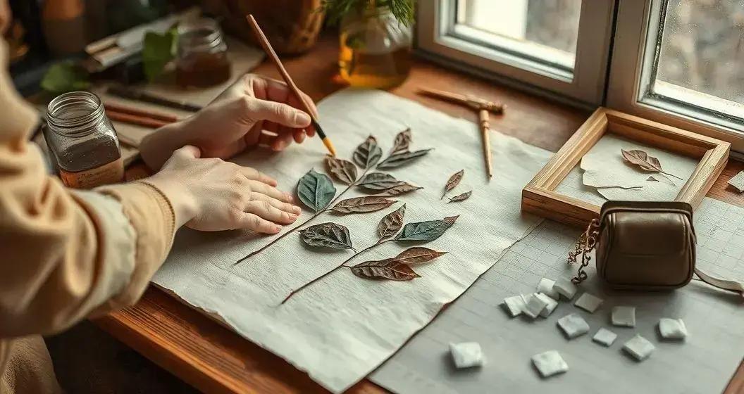 quadro botanico vintage diy tecnicas de envelhecimento colagem e montagem inspire se na a hrefhttpsm - Moda Italiana - Os Blogs mais Incríveis da Web