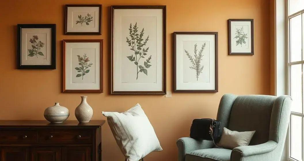 quadro botanico vintage na decoracao combinacoes de cores texturas e estilo com a hrefhttpsmadisonbo - Moda Italiana - Os Blogs mais Incríveis da Web