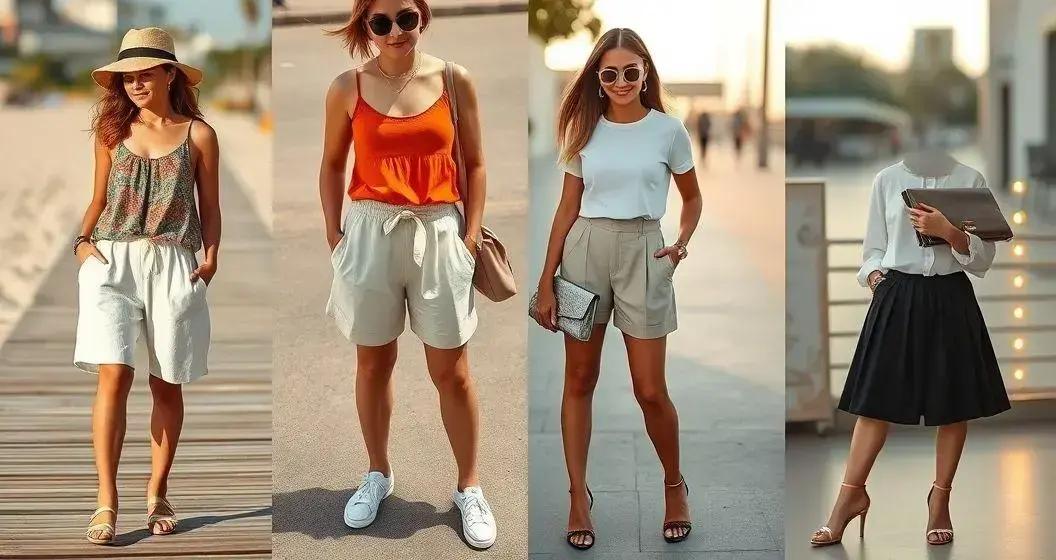Short de linho: inspirações de outfits de verão e combinações com Sandália Feminina Dourada Salto 9 cm https://www.modatrend.com.br/produtos/sandalia-feminina-dourada-salto-9-cm/