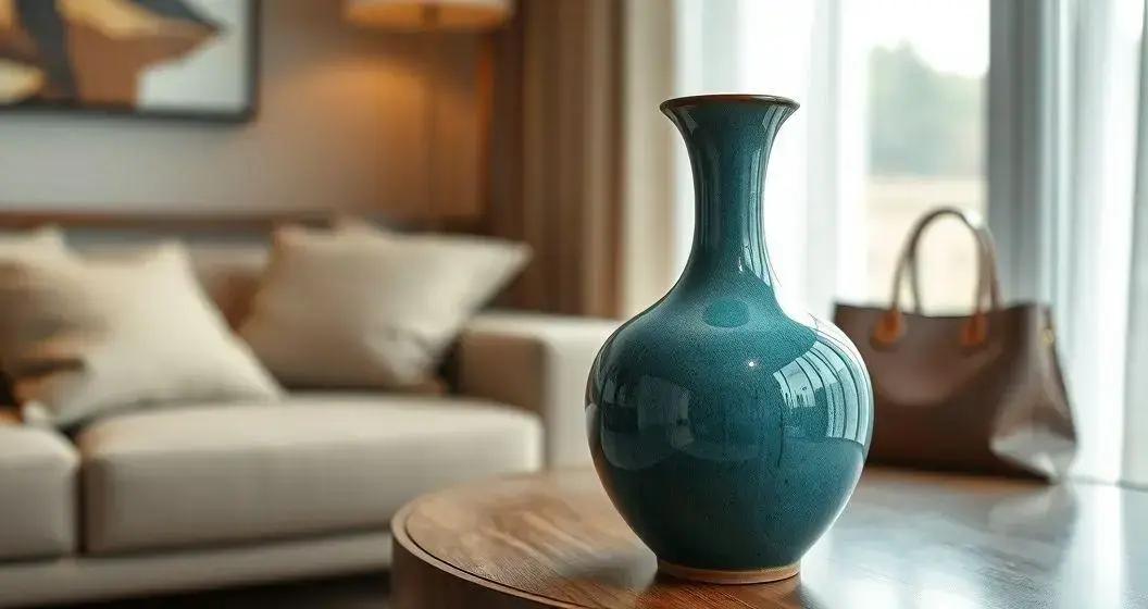 Vaso Vietnamita Esmaltado: Cores e Texturas na Decoração