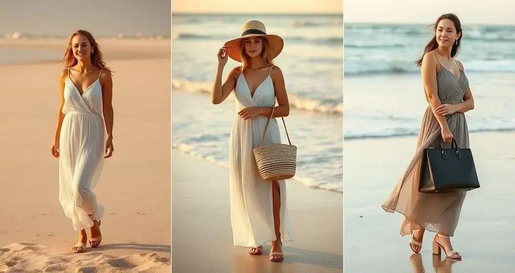 vestido de praia longo para ocasioes praia passeio e festa a beira mar a hrefhttpsmadisonbolsascomb - Moda Italiana - Os Blogs mais Incríveis da Web