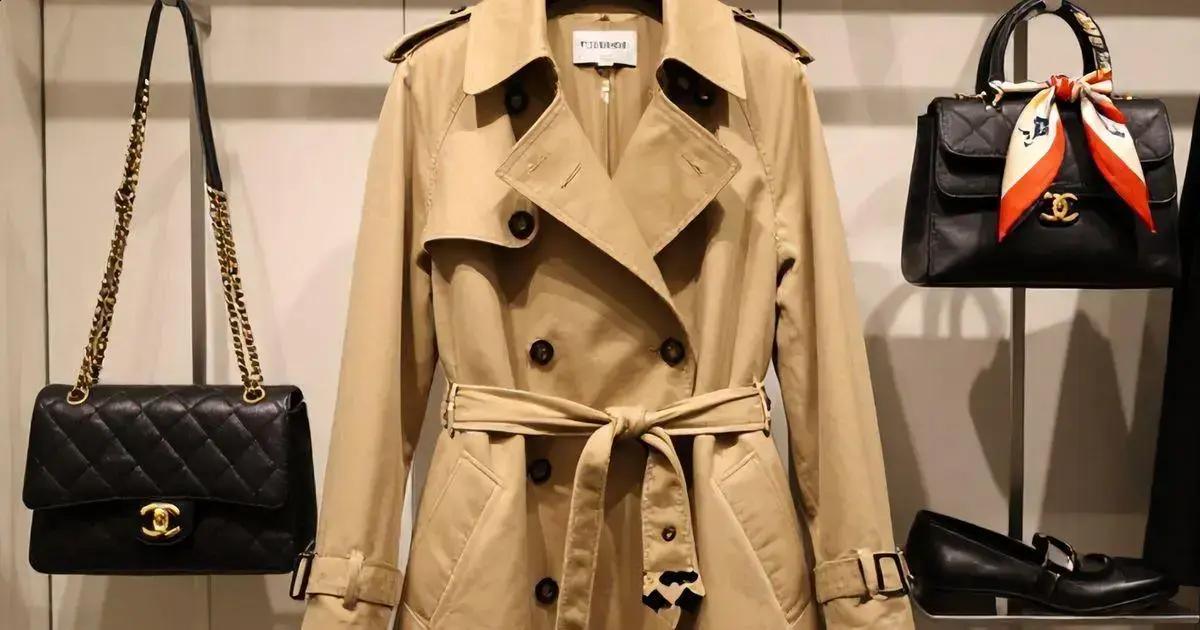 A influência da Chanel Italiana no trench coat vintage A influência da Chanel Italiana no trench coat vintage