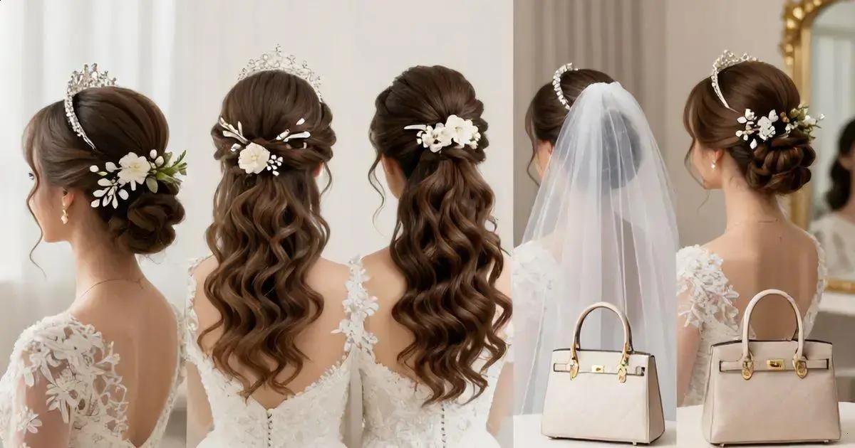 Acessórios que combinam com o penteado semi preso Acessórios que combinam com o penteado semi preso