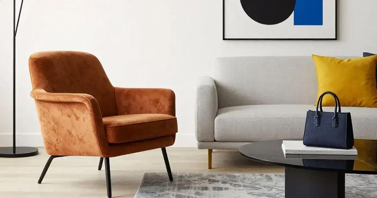 Cadeira estofada vintage e a decoração moderna Cadeira estofada vintage e a decoração moderna