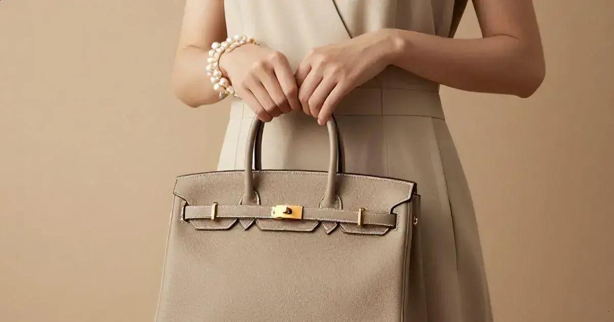 Como combinar pulseira de pérolas com a bolsa Hermes Como combinar pulseira de pérolas com a bolsa Hermes