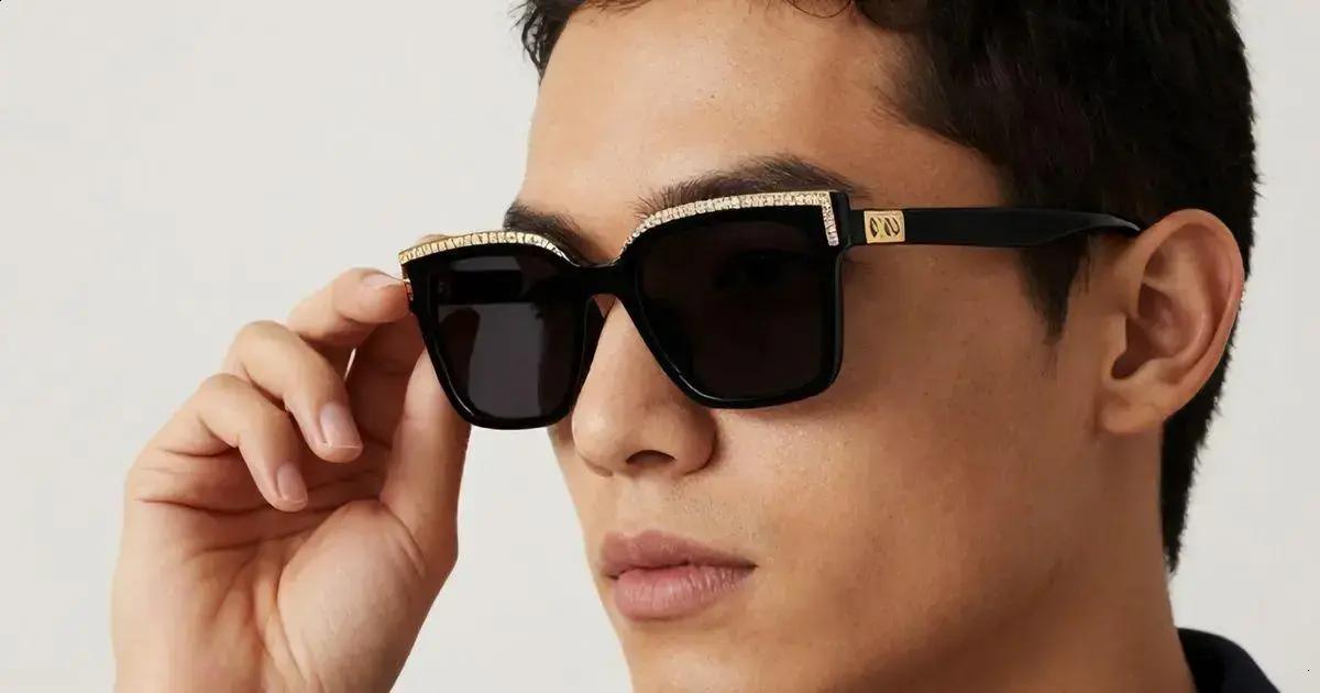 Como escolher óculos de sol com pedraria para diferentes formatos de rosto Como escolher óculos de sol com pedraria para diferentes formatos de rosto
