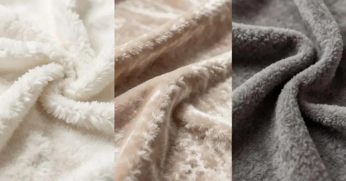 Comparando o tecido pelúcia com outros tecidos Comparando o tecido pelúcia com outros tecidos