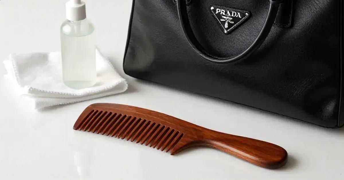 Cuidando do Pente de Madeira Antistatic e sua Bolsa Prada Cuidando do Pente de Madeira Antistatic e sua Bolsa Prada