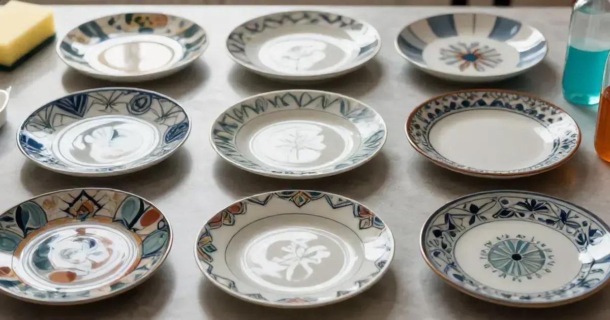 Cuidando do seu prato decorativo pintado à mão Cuidando do seu prato decorativo pintado à mão