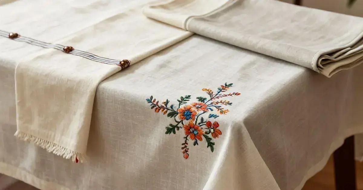 Dicas para escolher a toalha de mesa bordada perfeita Dicas para escolher a toalha de mesa bordada perfeita