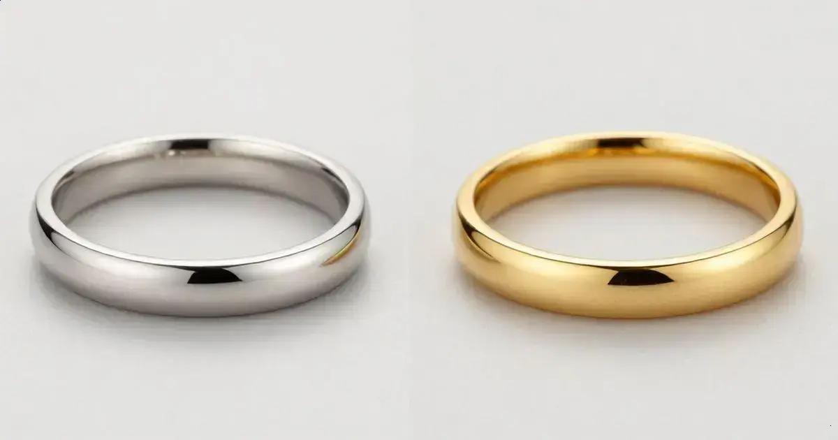 Diferenças entre anel de platina e ouro Diferenças entre anel de platina e ouro