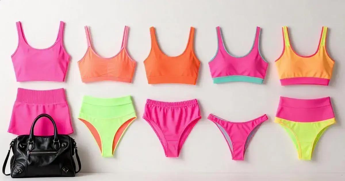 Estilos de biquíni neon para todas as ocasiões Estilos de biquíni neon para todas as ocasiões