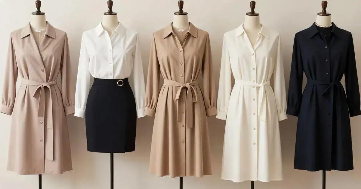 Estilos de vestido chemise para diversas ocasiões Estilos de vestido chemise para diversas ocasiões