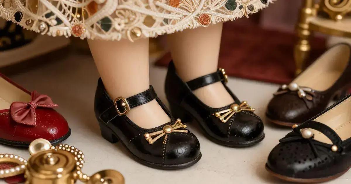 História do sapato boneca vintage História do sapato boneca vintage