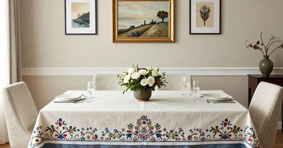 Ideias criativas para usar toalhas de mesa bordadas Ideias criativas para usar toalhas de mesa bordadas