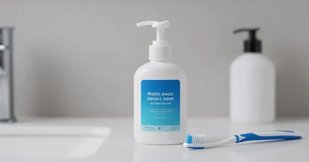 Importância do desinfetante de escova dental