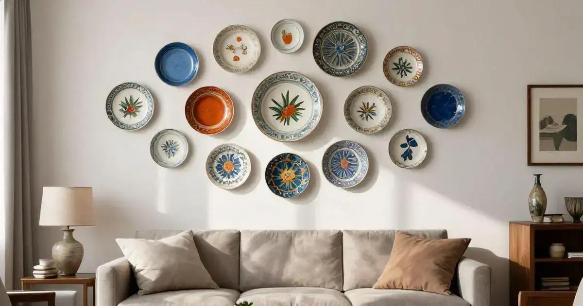 Inspirações para decoração com pratos pintados Inspirações para decoração com pratos pintados