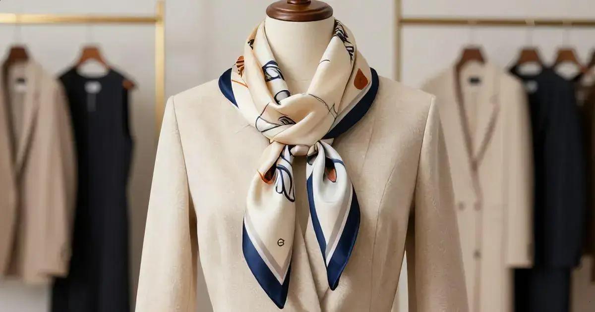 Lenço de Seda: O Toque de Elegância no Guarda-Roupa de Luxo 5 Lenço de Seda: O Toque de Elegância no Guarda-Roupa de Luxo