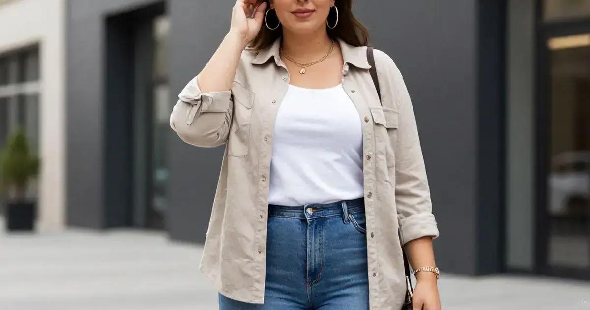Look Casual Plus Size: Conforto e Estilo para Todos os Momentos 1 Look Casual Plus Size: Conforto e Estilo para Todos os Momentos