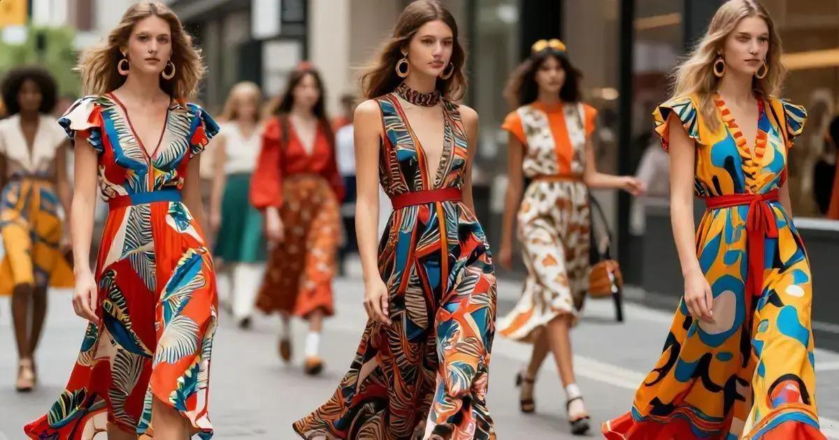 O impacto do vestido anos 70 na moda atual O impacto do vestido anos 70 na moda atual