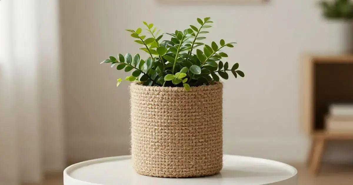 O que é um cachepô de fibra natural? O que é um cachepô de fibra natural?