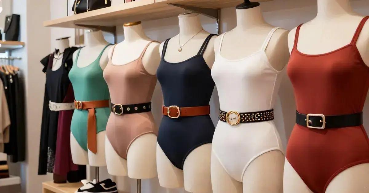 Onde encontrar modelos de body sem bojo e cintos femininos Onde encontrar modelos de body sem bojo e cintos femininos