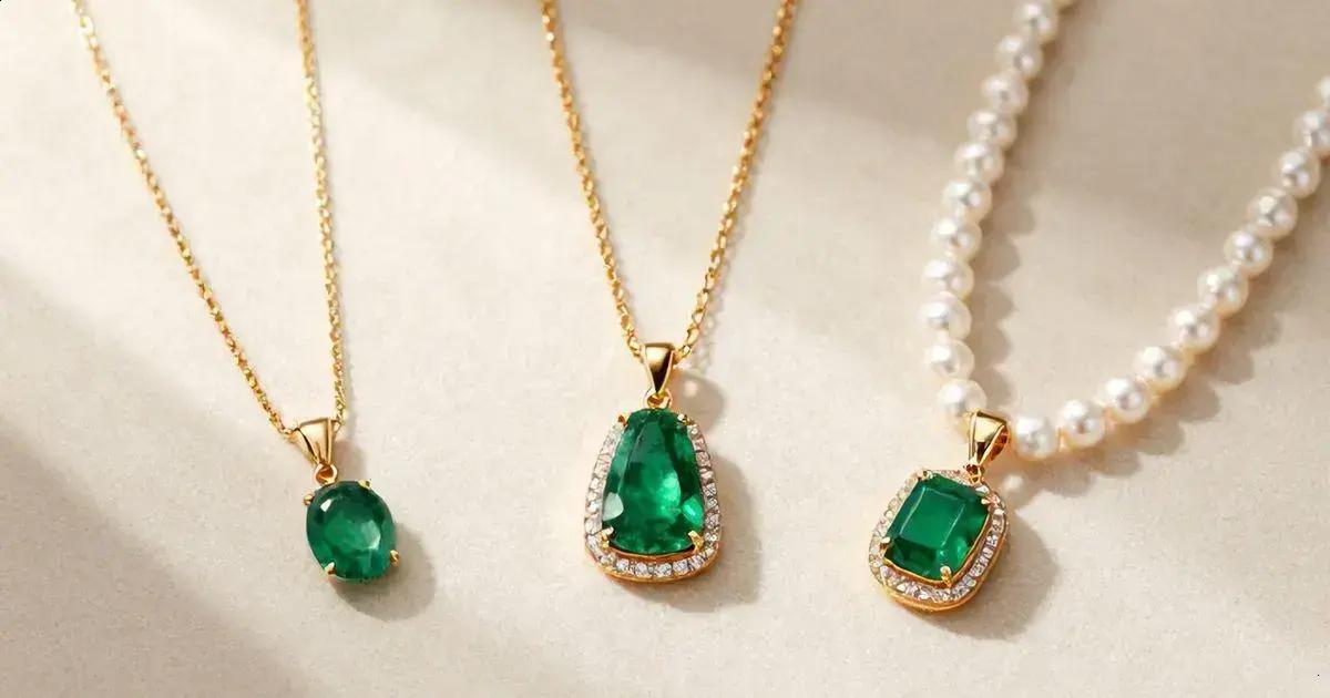 Os diferentes estilos de colares de esmeralda Os diferentes estilos de colares de esmeralda
