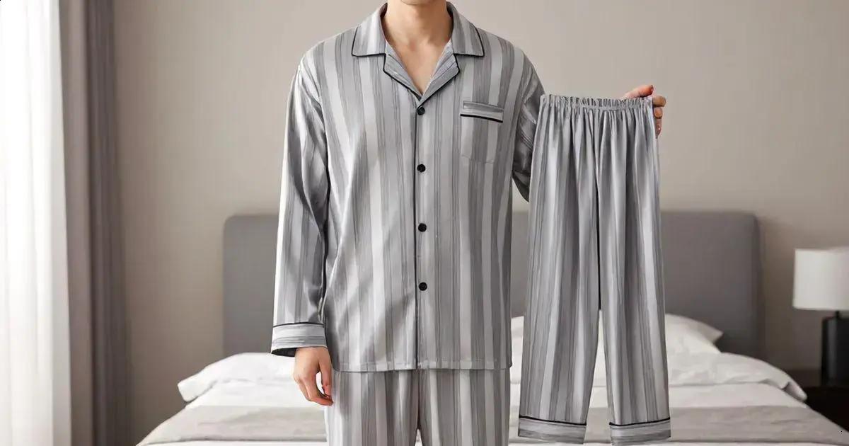 Pijama Longo Masculino: Conforto e Estilo para Homens 1 Pijama Longo Masculino: Conforto e Estilo para Homens