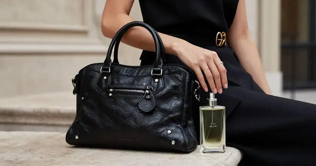Por que usar o perfume lírio com a bolsa Balenciaga Motorcycle Todo Preto? Por que usar o perfume lírio com a bolsa Balenciaga Motorcycle Todo Preto?
