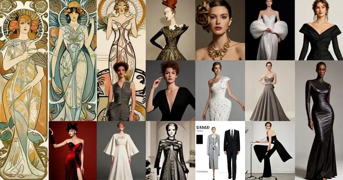 Principais influências na alta costura Principais influências na alta costura