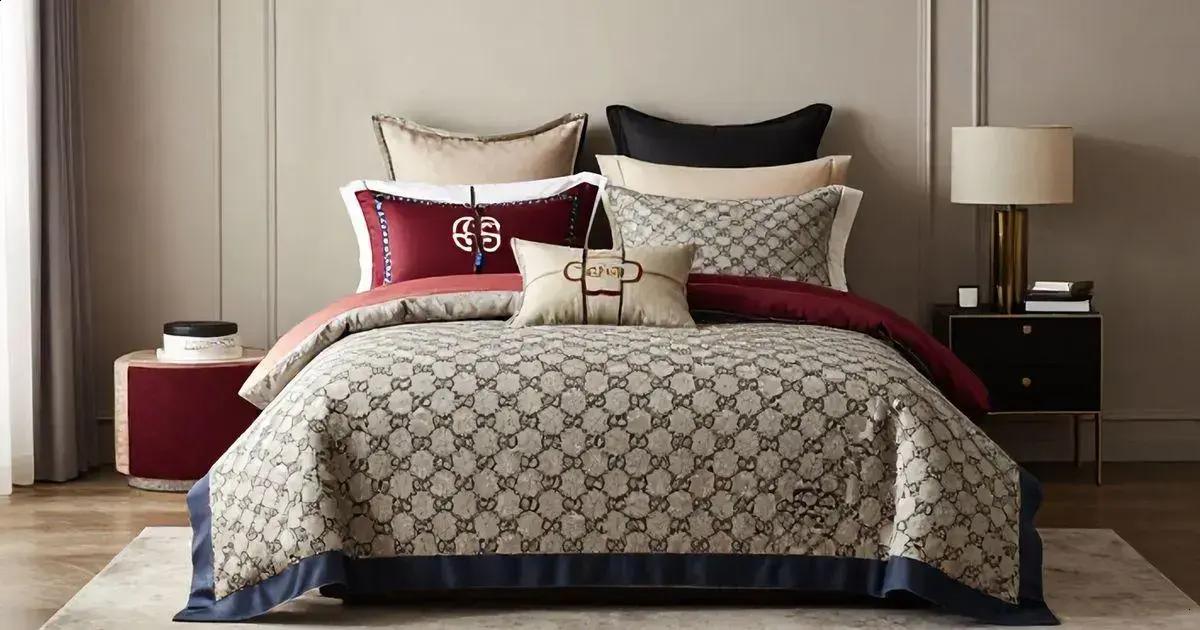 Roupa de cama diversos Gucci: um exemplo de alta costura Roupa de cama diversos Gucci: um exemplo de alta costura