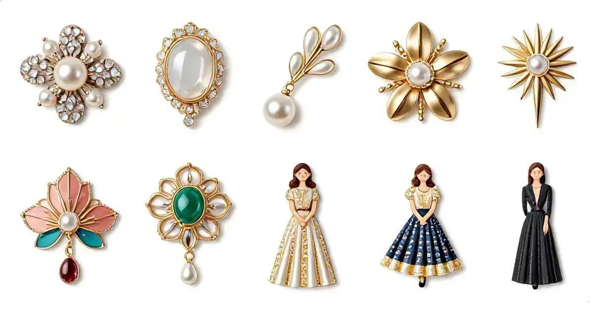 Tendências de broches para diversas ocasiões Tendências de broches para diversas ocasiões