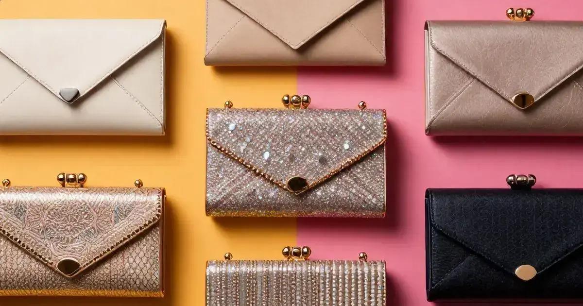 Tipos de clutch de festa Tipos de clutch de festa