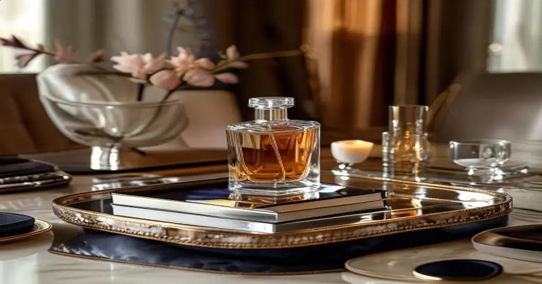 Bandeja Decorativa Espelhada: Sofisticação para Servir e Decorar 5 bandeja decorativa espelhada como centro de mesa organizacao de perfumes e objetos de luxo a hrefhtt - Moda Italiana - Os Blogs mais Incríveis da Web