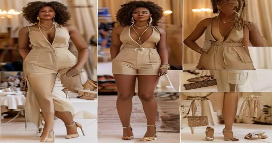 Macacão Social Plus Size: Sofisticação para Eventos Especiais 3 como combinar macacao social plus size com acessorios e calcados para eventos a hrefhttpswwwparisb - Moda Italiana - Os Blogs mais Incríveis da Web